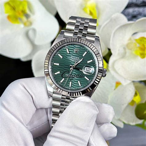 rolex jubilee datejust green floral dial ladies automatic watch|rolex datejust blue motif.